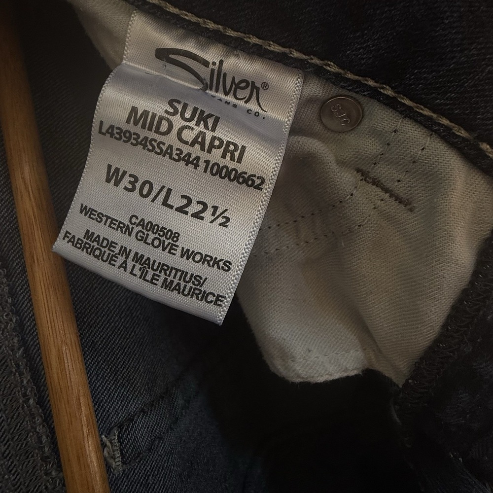 Silver Brand Jeans women's Suki W30 L22 1/2‎ Embroidered details - Picture 13 of 16